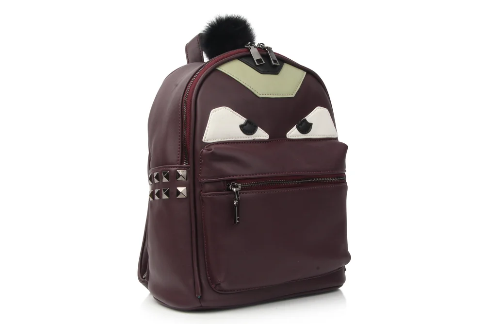 fendi monster mini backpack Confetti Fendi shows us a playful take on the essential backpack silhouette with this embellished black piece Fendi Mini Backpack Monster Backpack