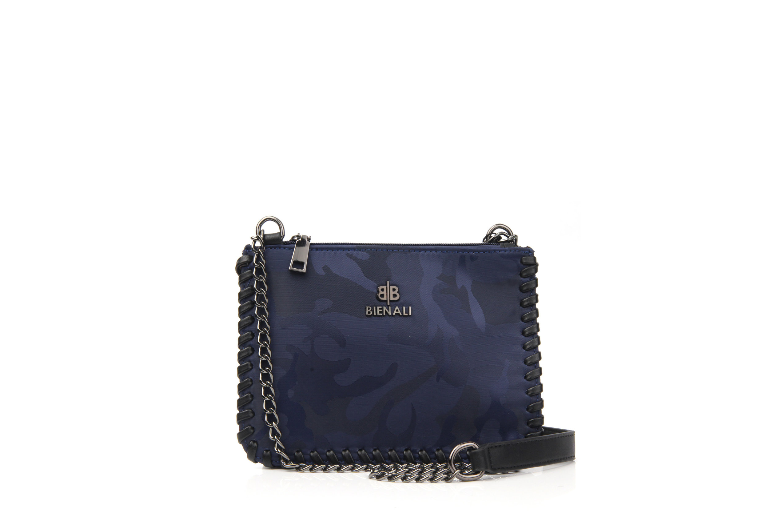 "Private" Camo Top Zip Crossbody