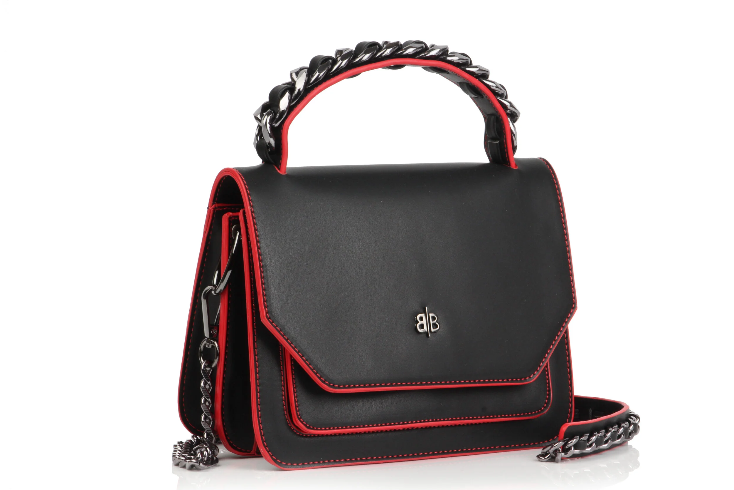"Leila" - Contrast Small Flap Crossbody