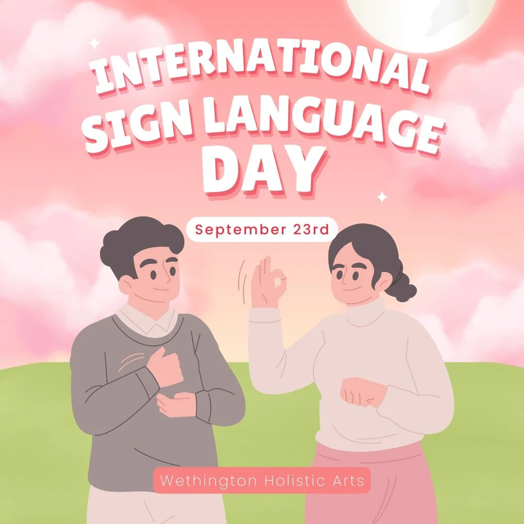 🤟🌍 Happy International Day of Sign Languages! 🌍🤟
Language connects us&mdash;and sign languages are a powerful reminder that communication is more than words. 

At Wethington Holistic Arts, we believe wellness should be accessible to everyone. Tha