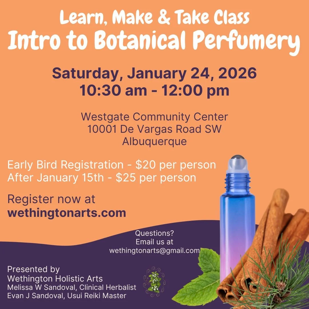 ✨🌿 Learn, Make &amp; Take Workshop 🌿✨

Join us on Saturday, January 24th for
Intro to Botanical Perfumery: Embrace the Magic of Winter Scents ❄️🌲

In this hands-on workshop, you&rsquo;ll explore the art of botanical perfumery, work with beautiful 