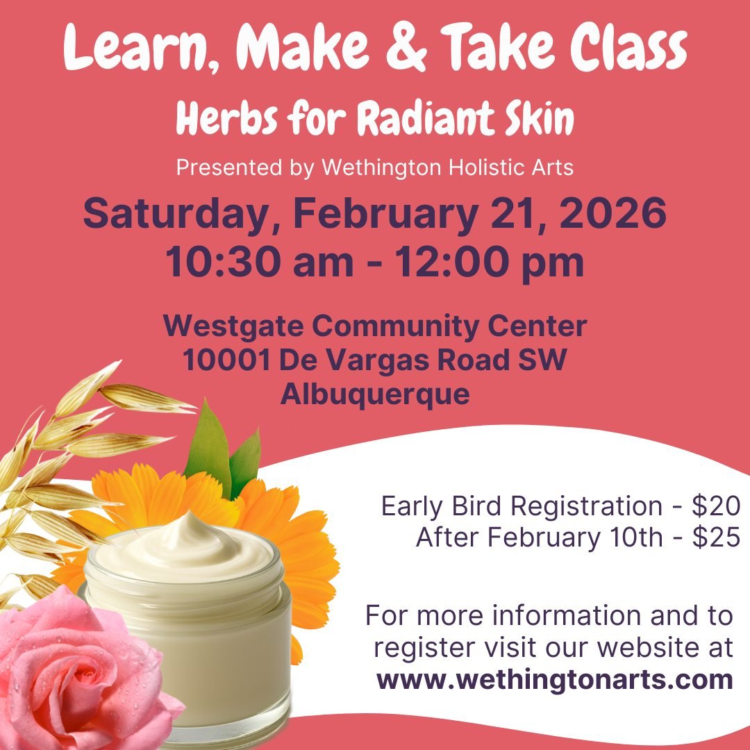 This nourishing, hands-on workshop is already starting to fill up, so now is the perfect time to save your spot 🌿
Join us for a relaxing and informative session where we&rsquo;ll explore gentle, skin-loving herbs and how they support healthy, glowin