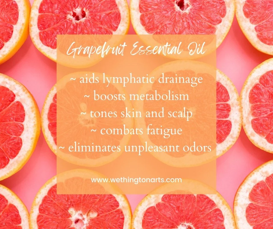 🍊 A little burst of sunshine in a bottle ✨
Grapefruit essential oil is loved for its uplifting, energizing, and mood-boosting benefits 
Want to learn how to use oils like this in your everyday life?
Join us on April 11th for our Learn, Make &amp; Ta