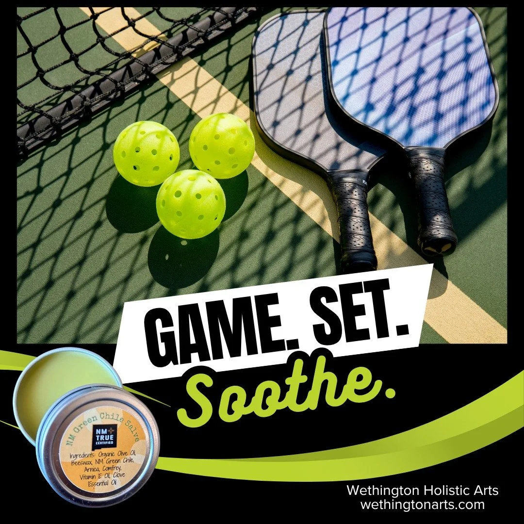 🏓 National Pickleball Day is the perfect reminder that movement is one of the best forms of self-care.
And after movement? Recovery matters just as much.
Herbal traditions have long embraced botanicals like arnica, comfrey, and cayenne to support ha