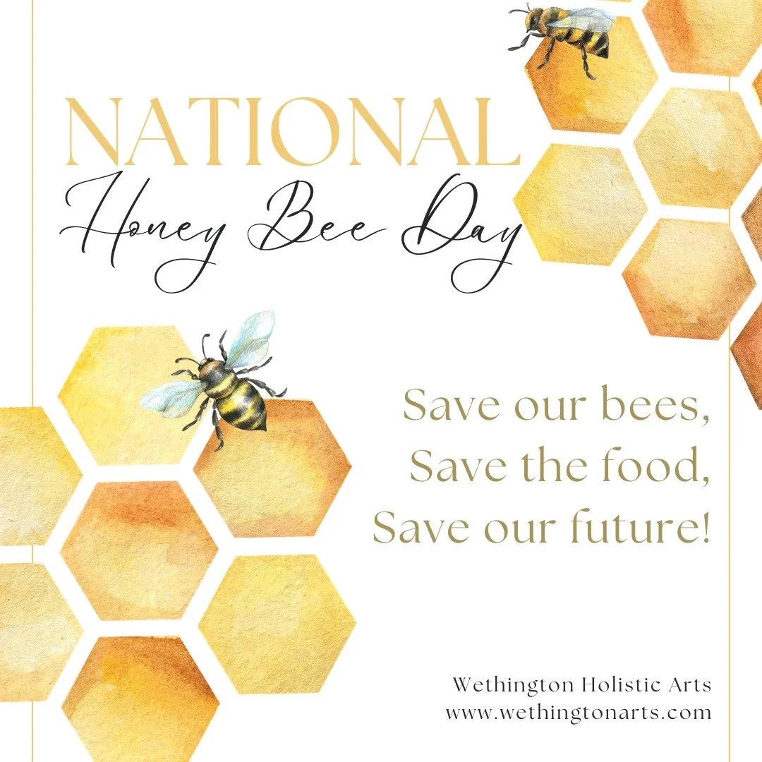 🐝 Buzz buzz! It&rsquo;s National Honey Bee Day! 🌼🍯
Our tiny pollinator pals work hard to keep plants blooming and our honey jars full. Let&rsquo;s celebrate by planting flowers, enjoying local honey, and protecting their homes.
Bee the change! 🐝?