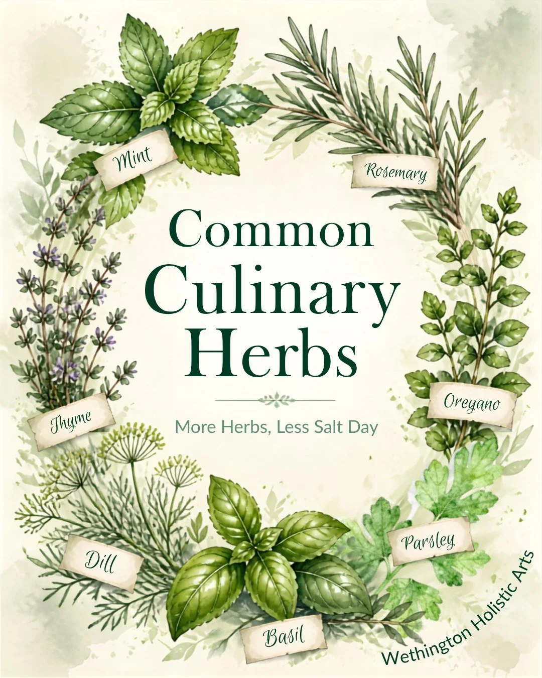🌿✨ Happy More Herbs, Less Salt Day! 

Fresh herbs do so much more than add beautiful flavor to your favorite meals&mdash;they're packed with wonderful plant compounds that have been appreciated for centuries.

Whether it's fragrant basil, earthy ros