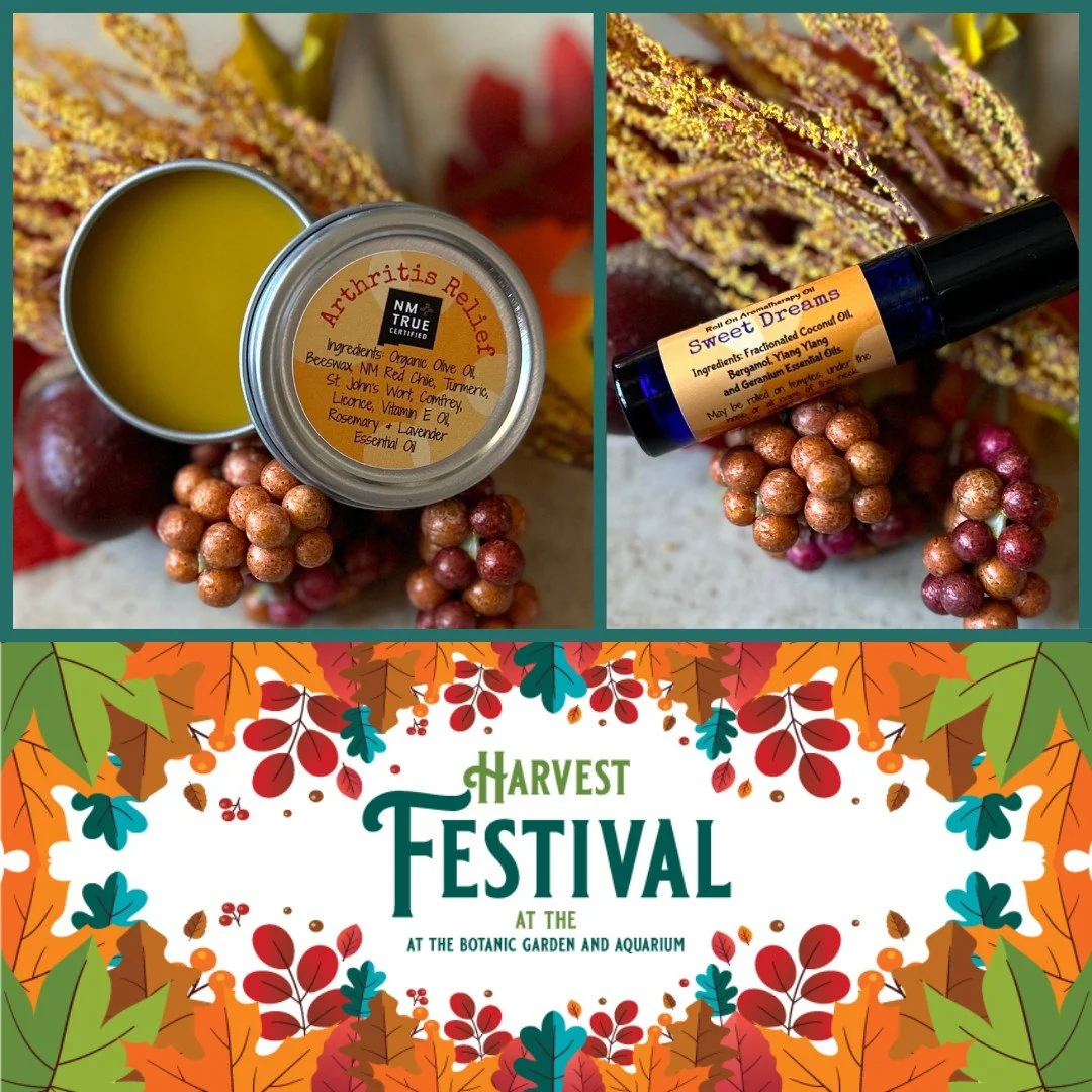 🍁 From Day to Night, We've Got You Covered. 
Soothe and unwind with a little botanical self-care.

💚 Arthritis Relief Salve &mdash; a handcrafted topical salve for tired, achy hands#fallselfcare and joints.
🌙 Sweet Dreams Roller &mdash; a calming 