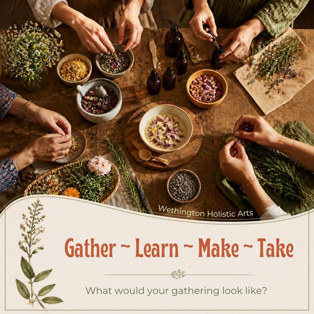 #GatherLearnMakeTake #WethingtonHolisticArts #PrivateBotanicalExperiences #BotanicalExperiences #LearnMakeTake #HerbalWorkshops #BotanicalWellness #CreativeGathering #HandsOnExperience #GroupActivities #AlbuquerqueNM #ABQEvents #AlbuquerqueLocal #New