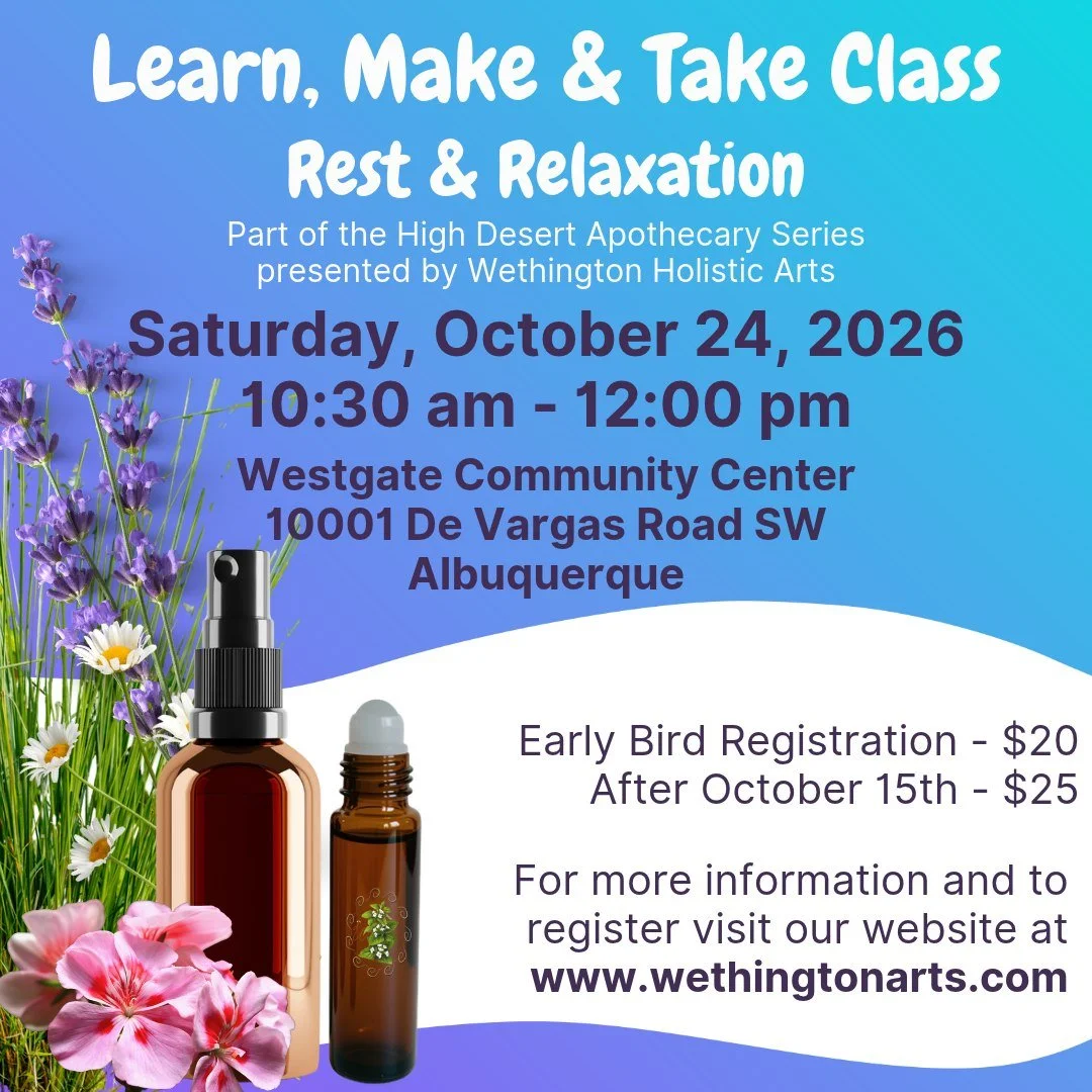 Ready to Make Rest a Ritual? 

Life gets busy, and sometimes we need a little reminder to slow down, breathe, and make room for rest. Join us for our upcoming Learn, Make &amp; Take workshop: Rest &amp; Relaxation! 

We'll explore herbs and essential