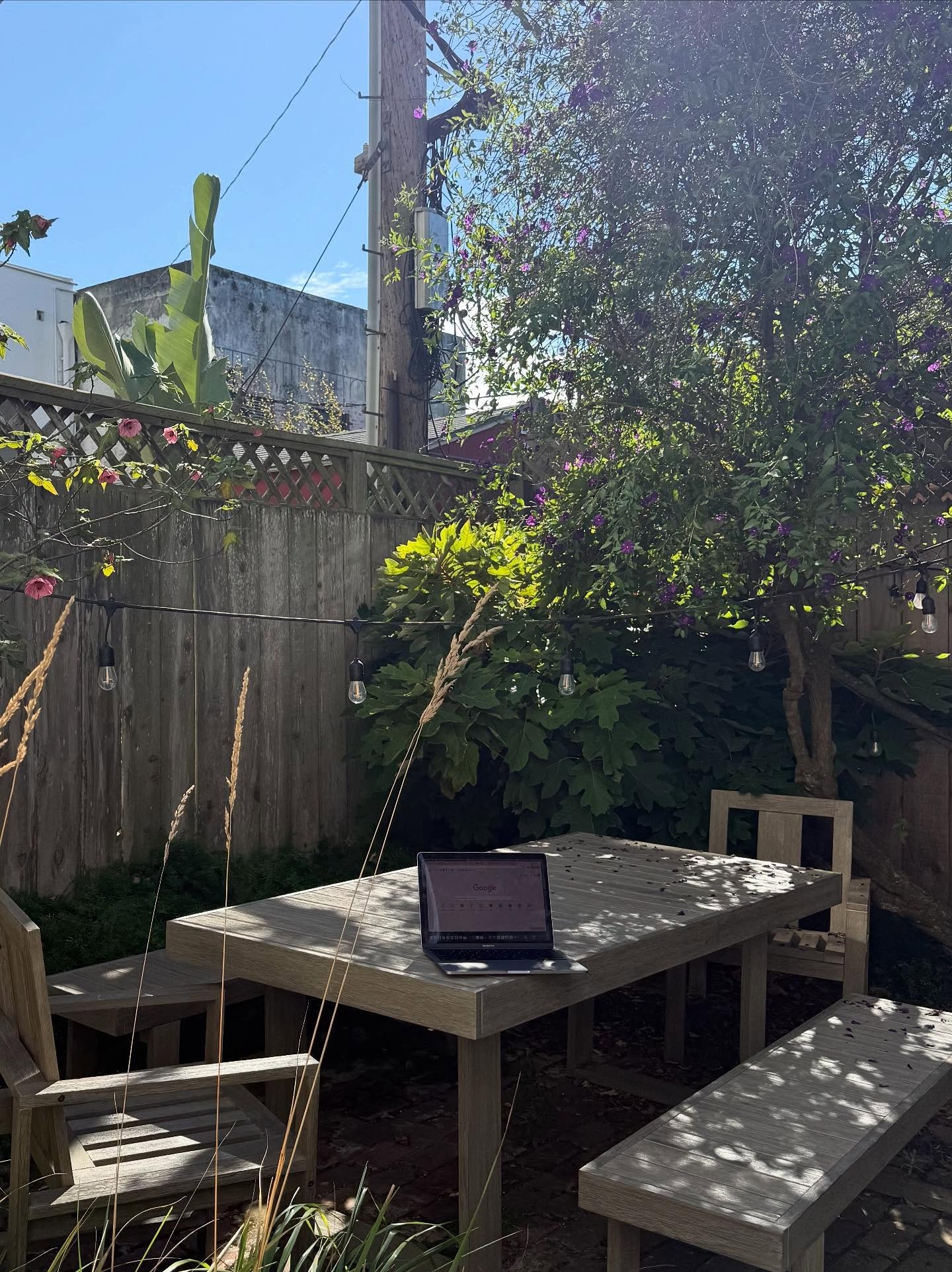 Indoor outdoor office vibes