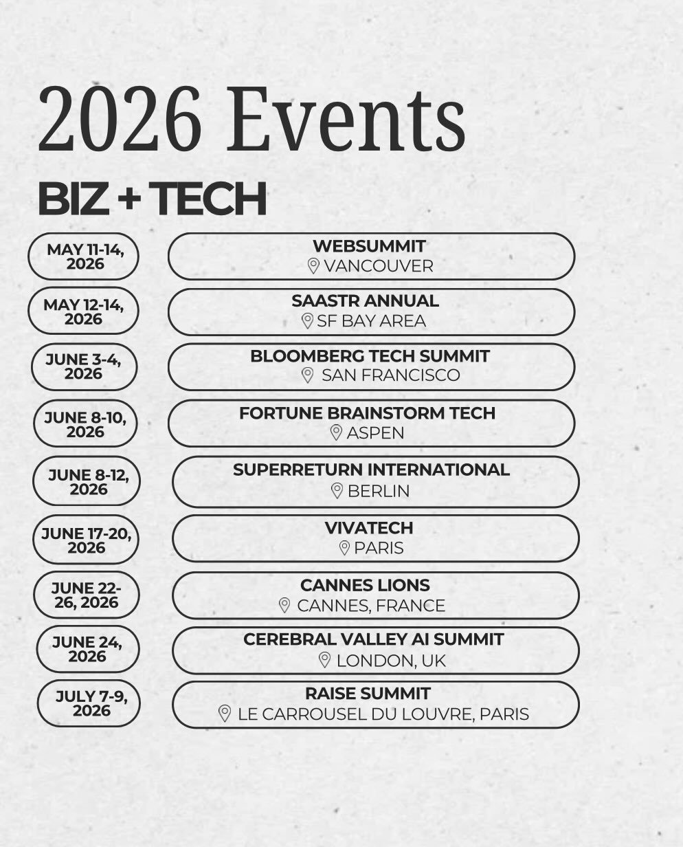 Here&rsquo;s a look at upcoming biz &amp; tech events 📈💡💼