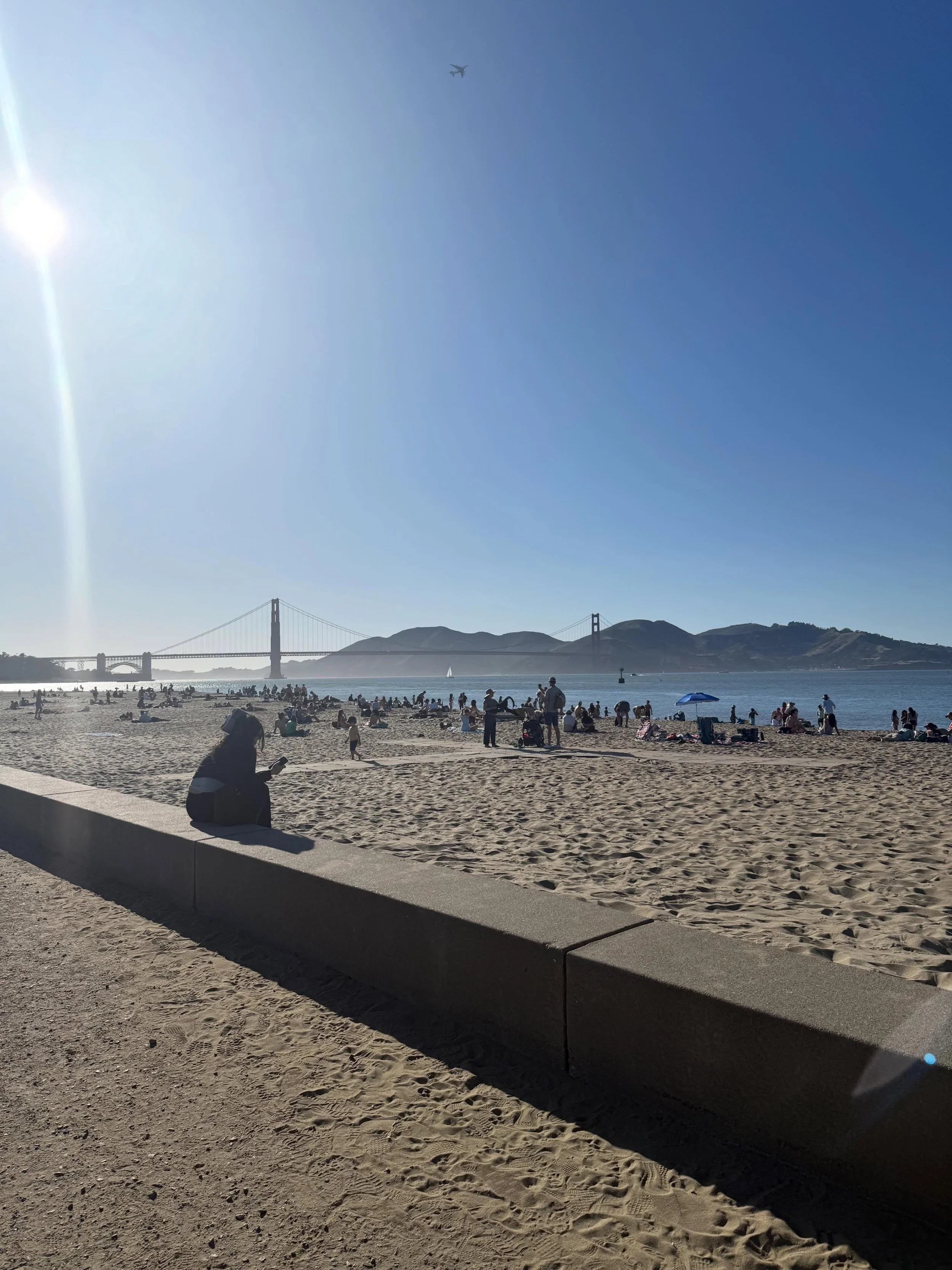 Getting used to sf sunny days ☺️