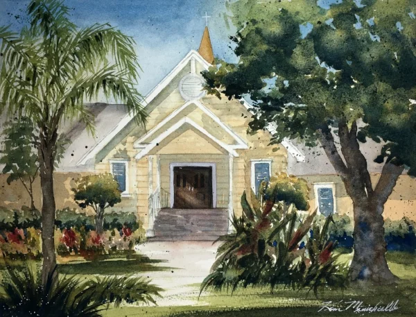 Union Church, Windermere (En Plein Air)
