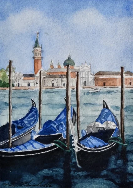 Across The Lagoon (En Pein Air)