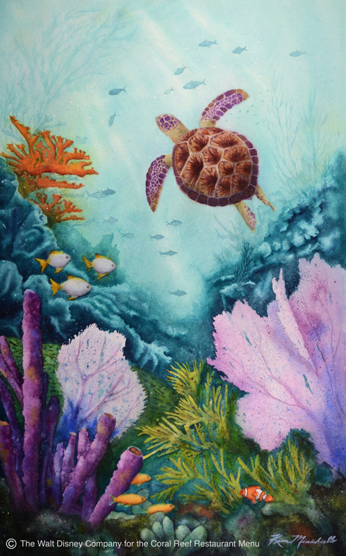 The image of the original painting. Watercolor, 22" x 30" on Archival Paper