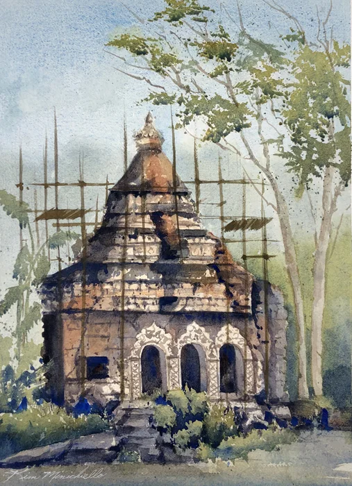 Nepali Gibbons' Home (En Plein Air)