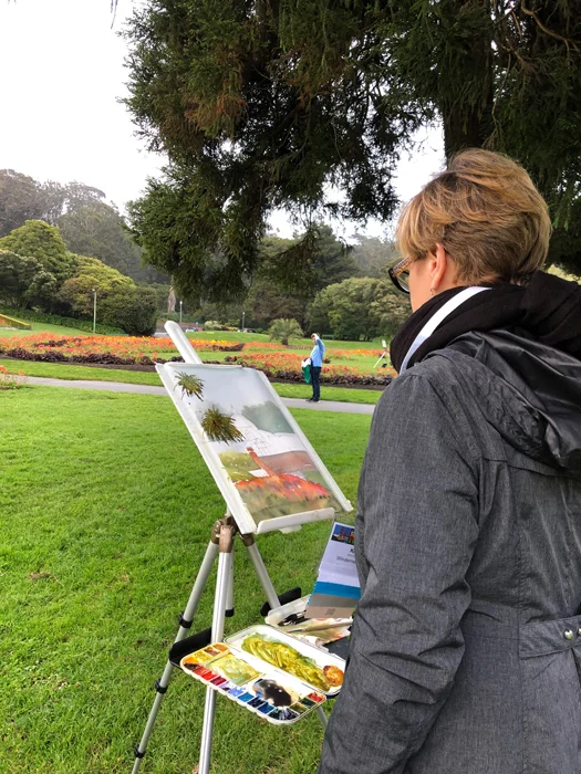 Painting at Golden Gate Park