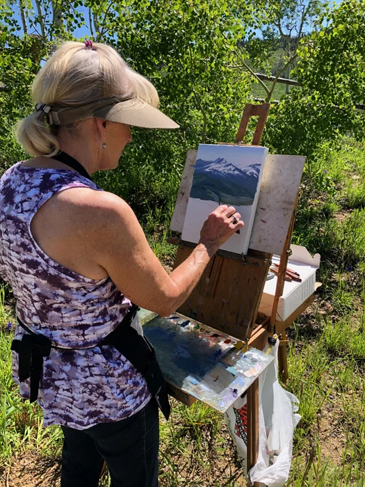 My Painting Buddy, Carol Swinney