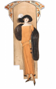 Hilda Steward, fashion design, London, 1923. Museum no. E.1039-1988. Victoria and Albert Museum.