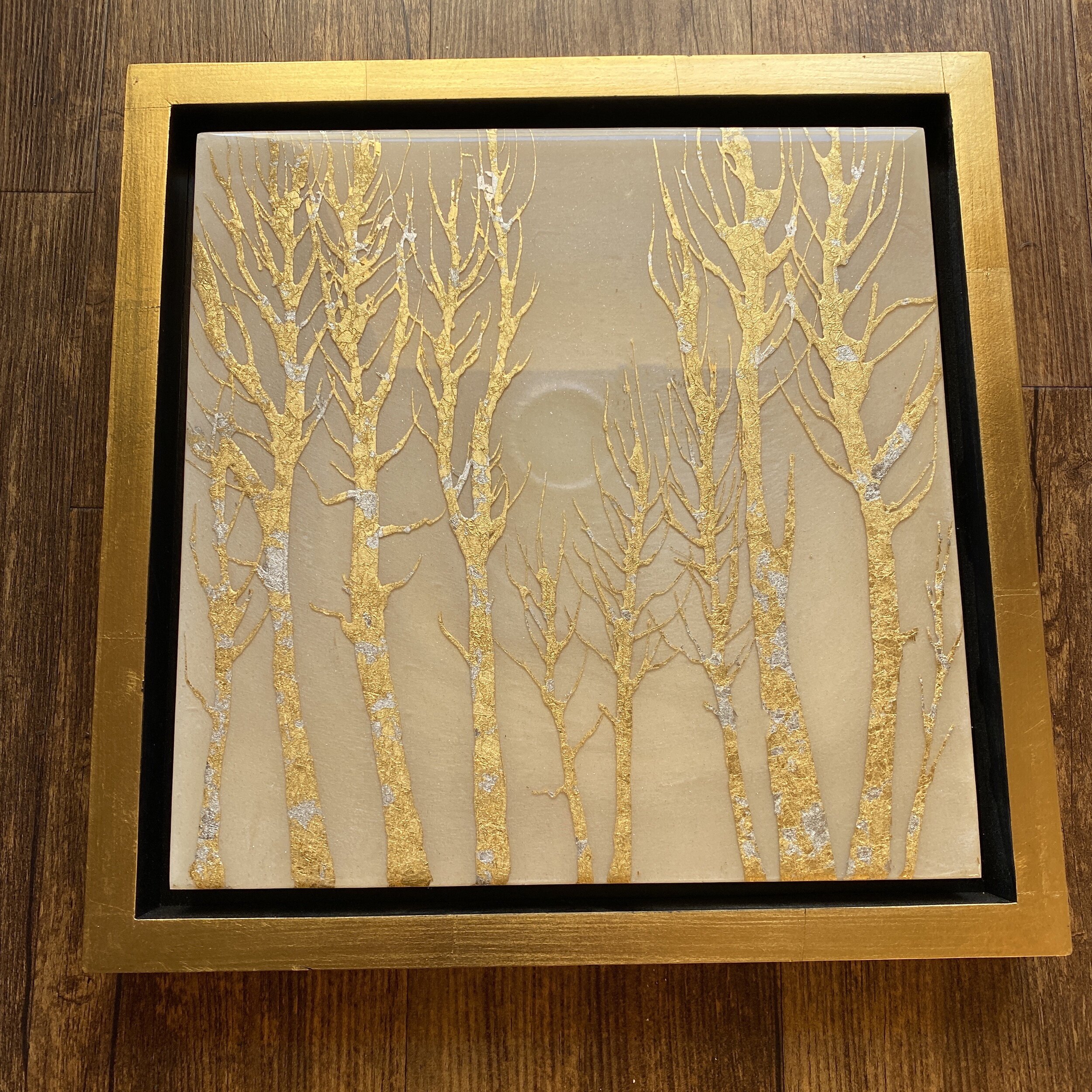 Add a Frame - 12x12 paintings only, Choose Gold or Silver — Kathryn Beals