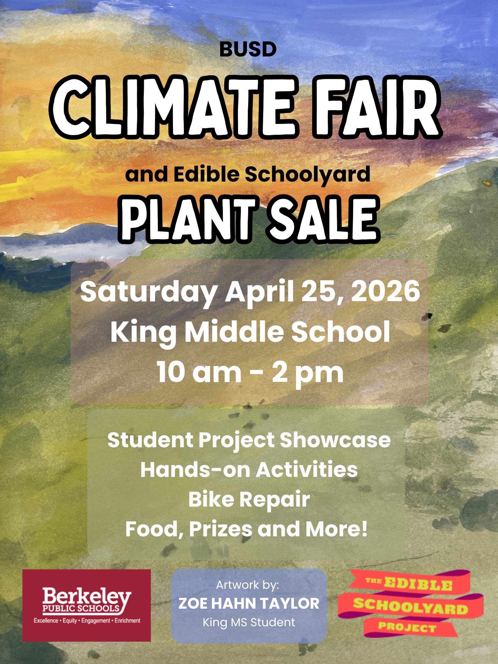 poster of climate fair plant sale