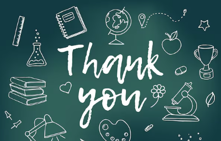 Thank you graphic