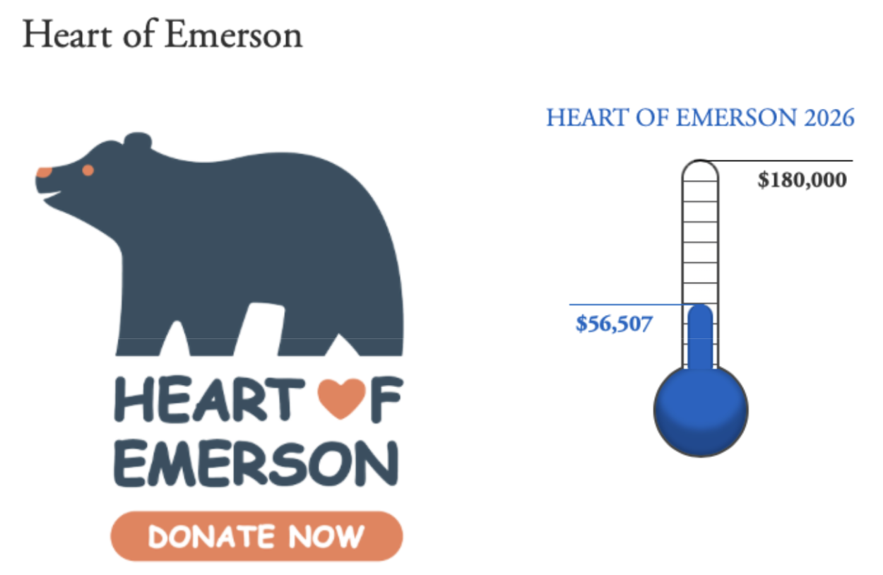 heart of emerson fundraiser is going strong help us reach our goals by donating today