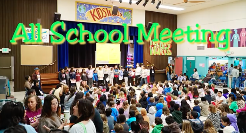Image from all school meeting
