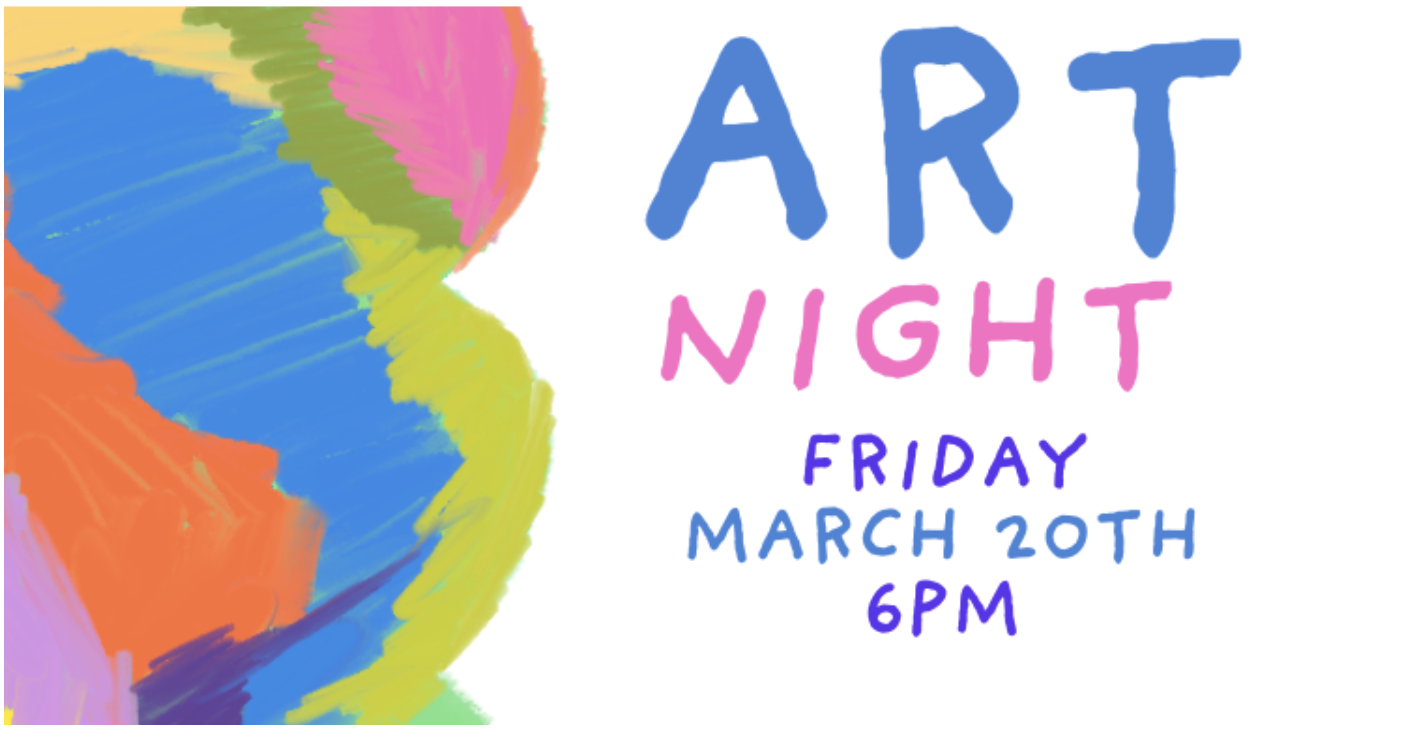 poster for art night event