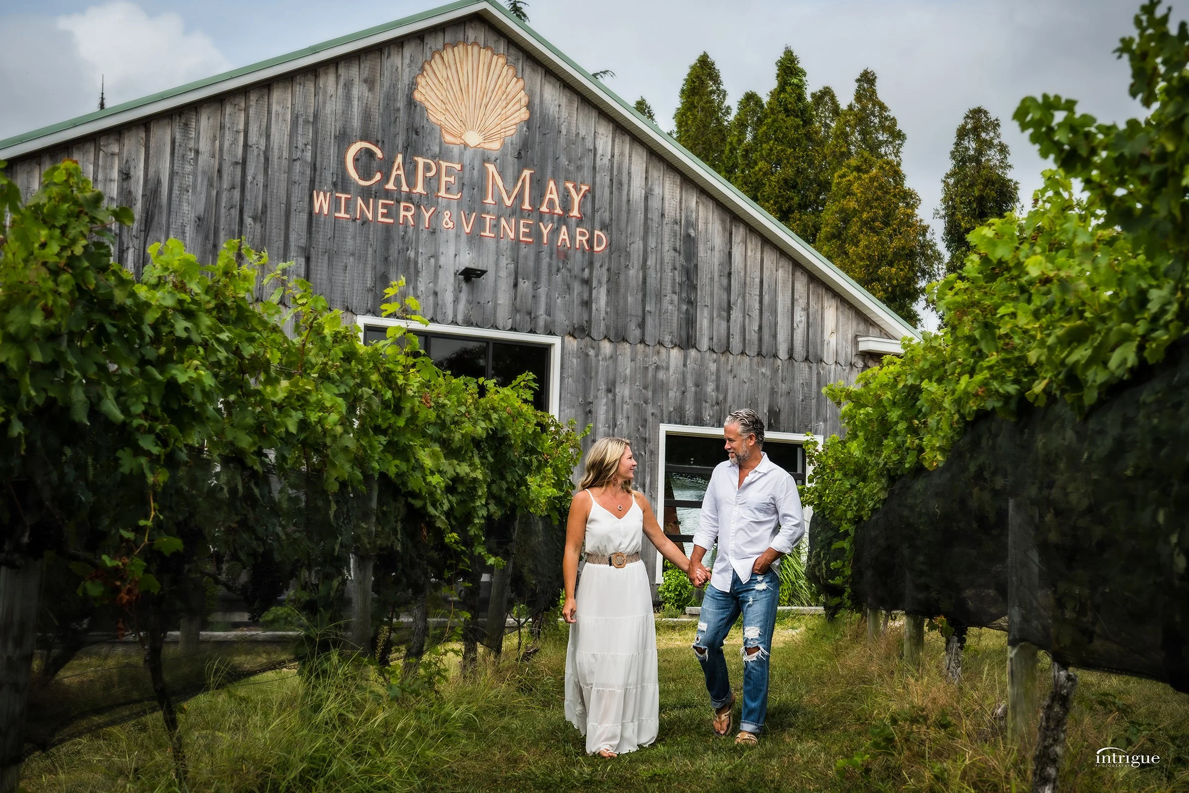 Engagement Session at Cape May Vineyard