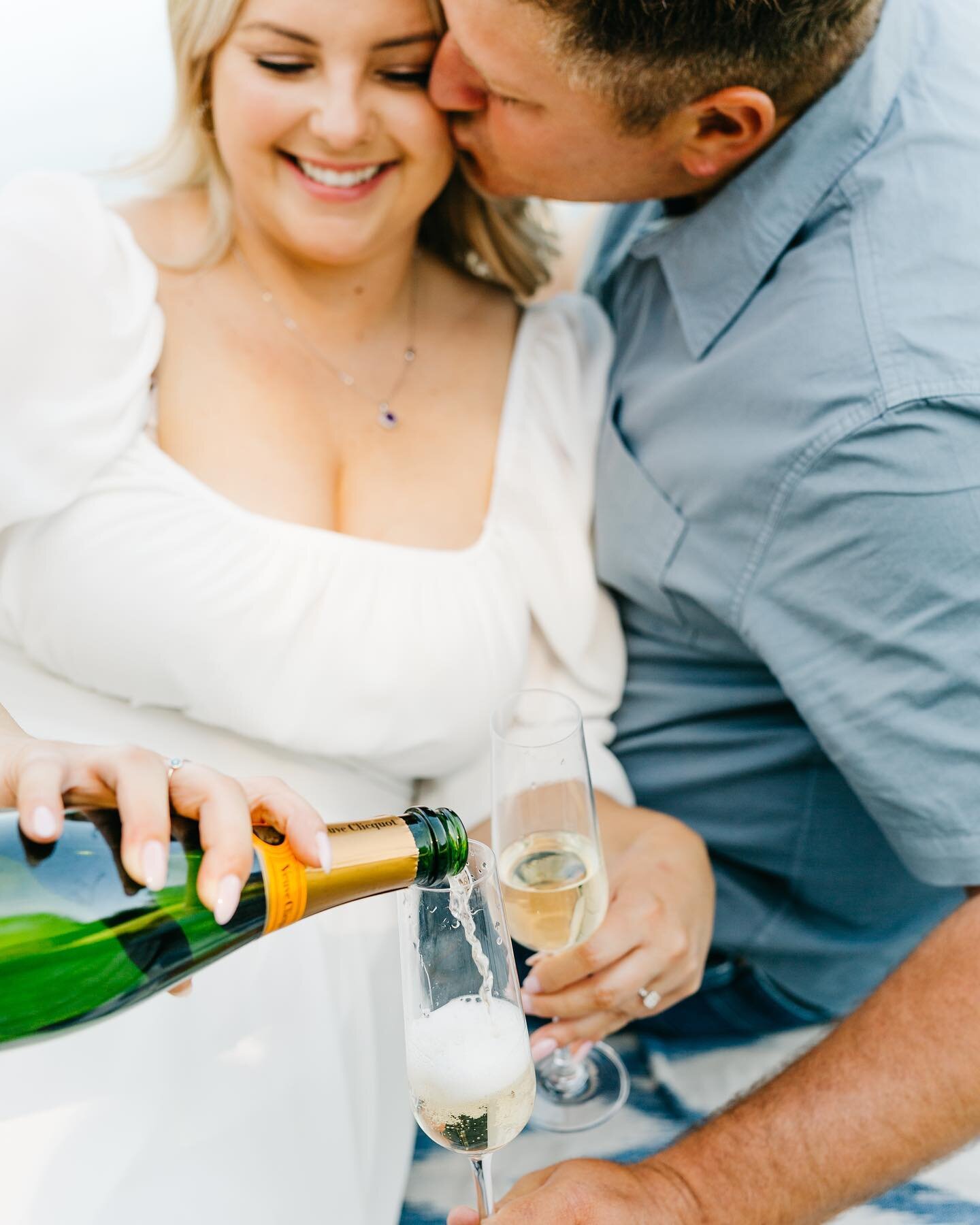 Cheers to the absolute sweetest couple ✨🥂🍾 

The countdown is on for Stephanie + Fabio&rsquo;s wedding day next year - I already know it&rsquo;s going to be an amazing one!