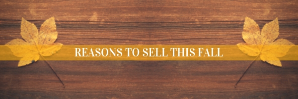 Reasons to sell this FALL!