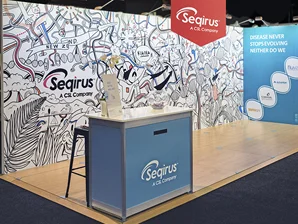 Seqirus Evolving Art conference stand