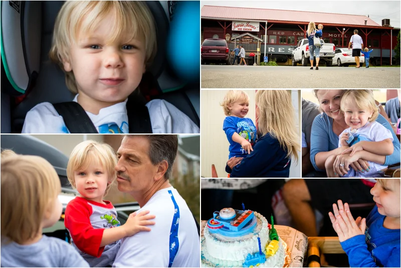 We just celebrated Noah’s 3rd Birthday in Strasburg, PA at a Day Out with Thomas!