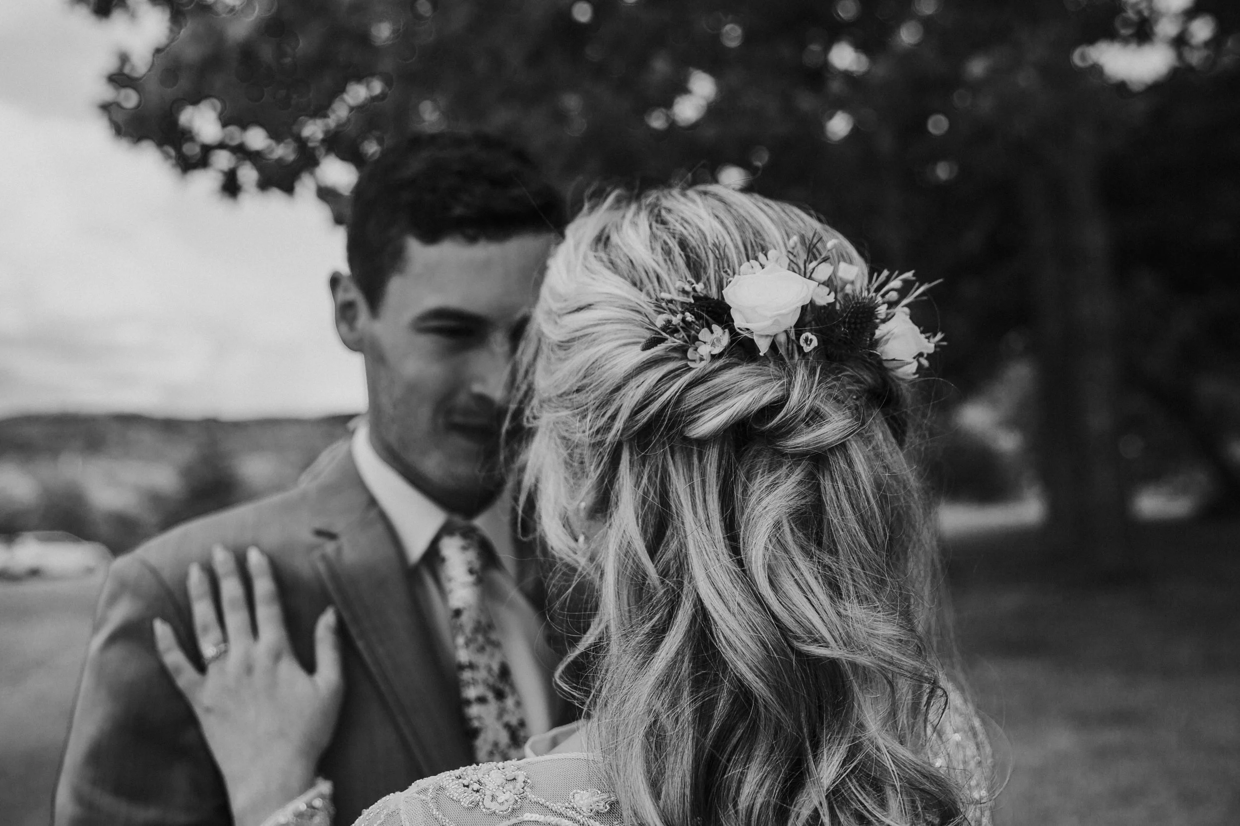 Portland, Maine wedding heir and makeup artists with Lavender salon