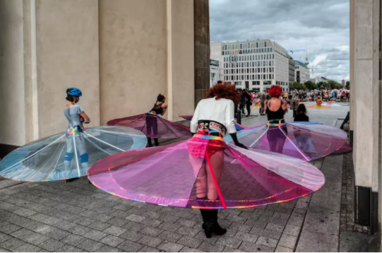 Berlim, Alemanha   Distanciamento social em Berlim Brandenburg.  Foto:  Jason Krüger
