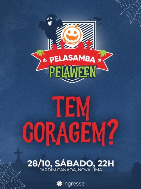 28/10 - SÁBADO TEM MEGA FESTA DE HALLOWEEN