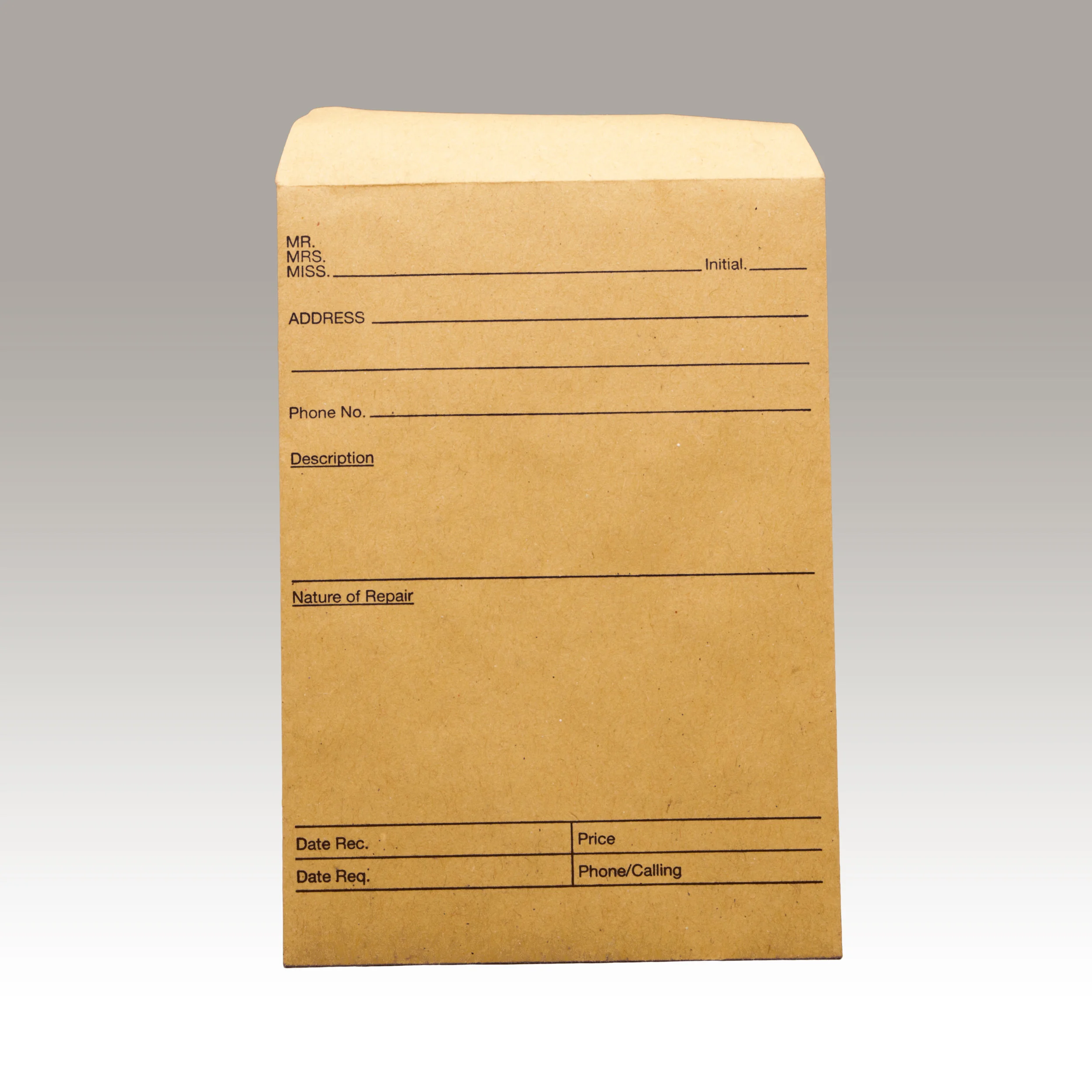 Repair Envelopes