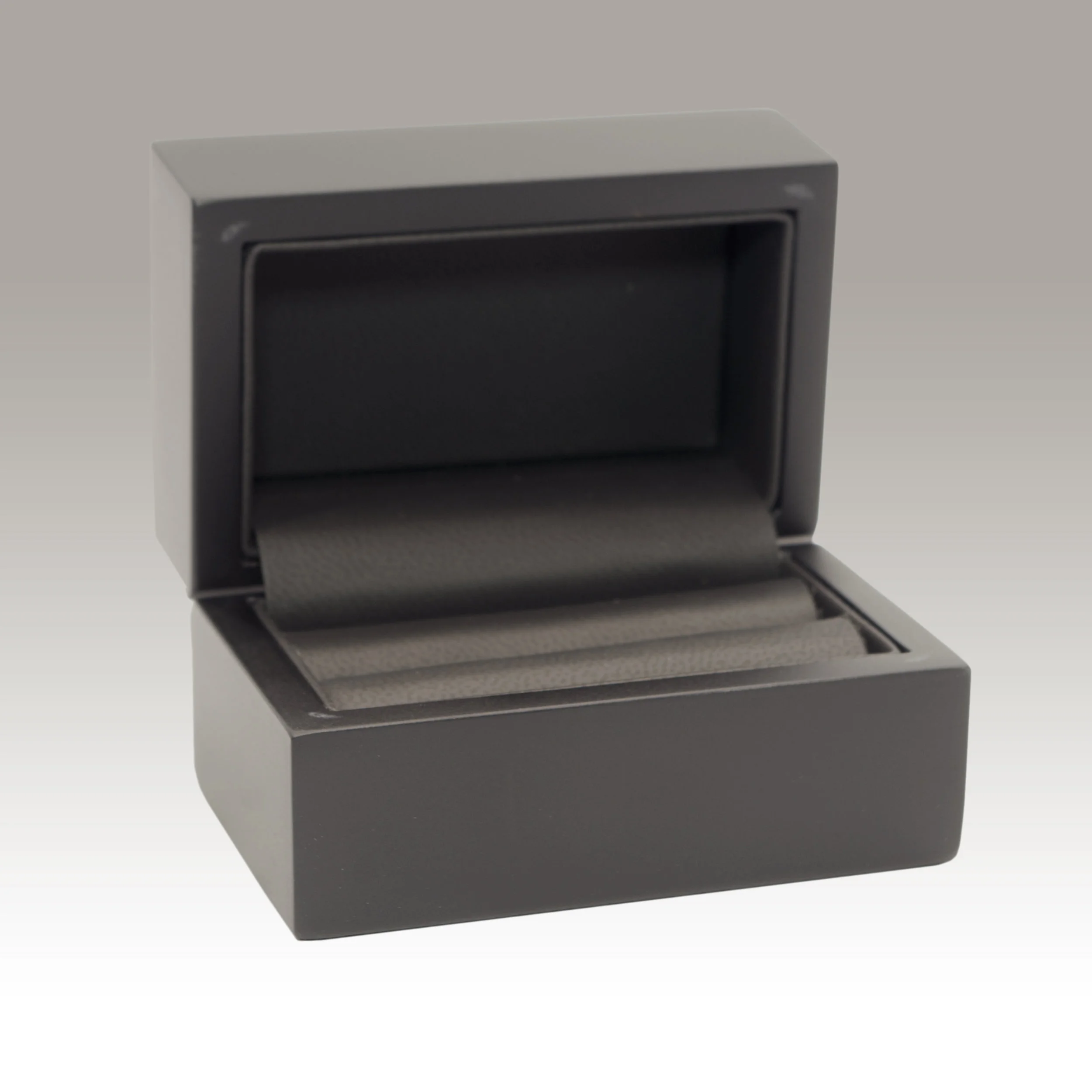 WQ-02 Black Cologne Double Ring Box