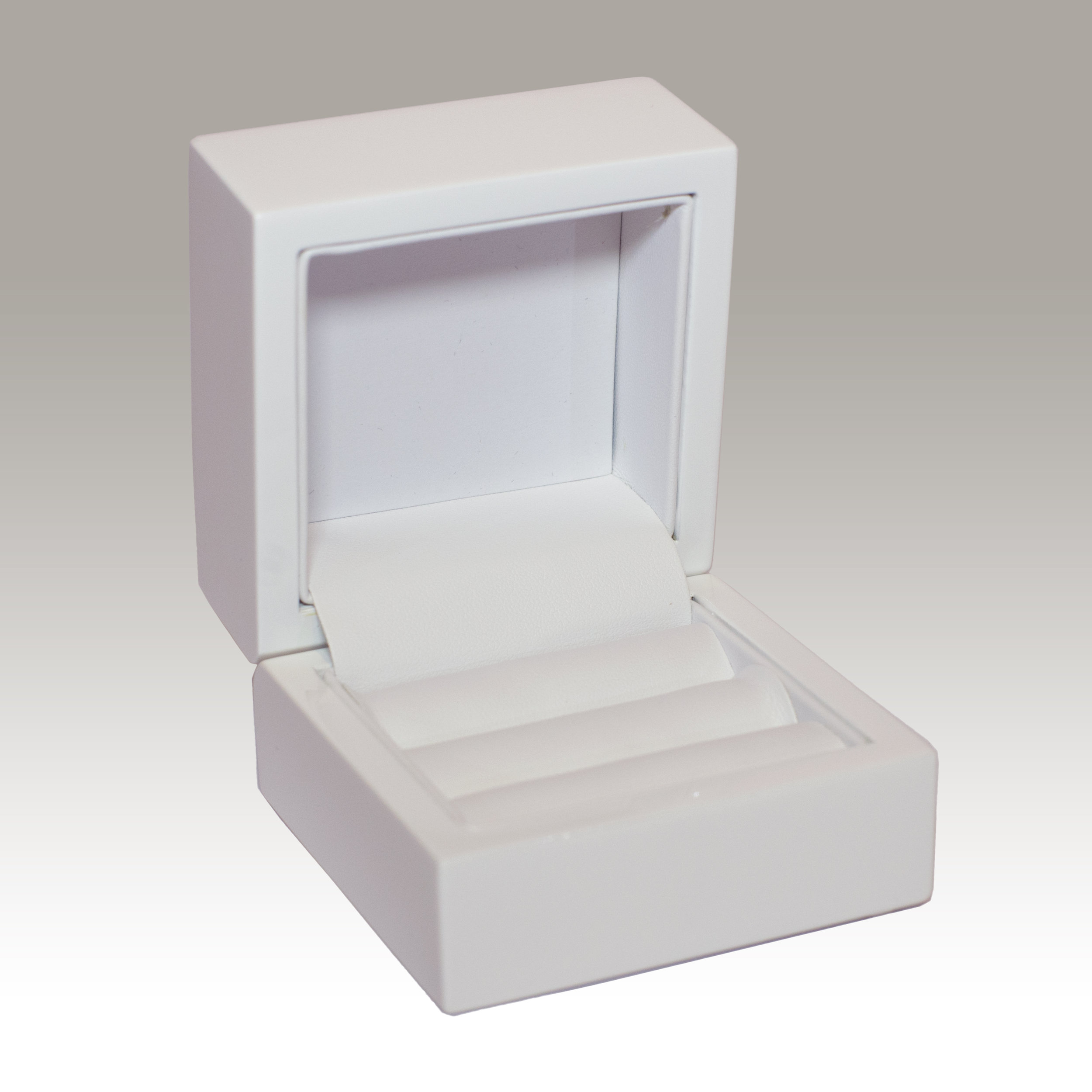 WQ-02 White Cologne Double Ring Box