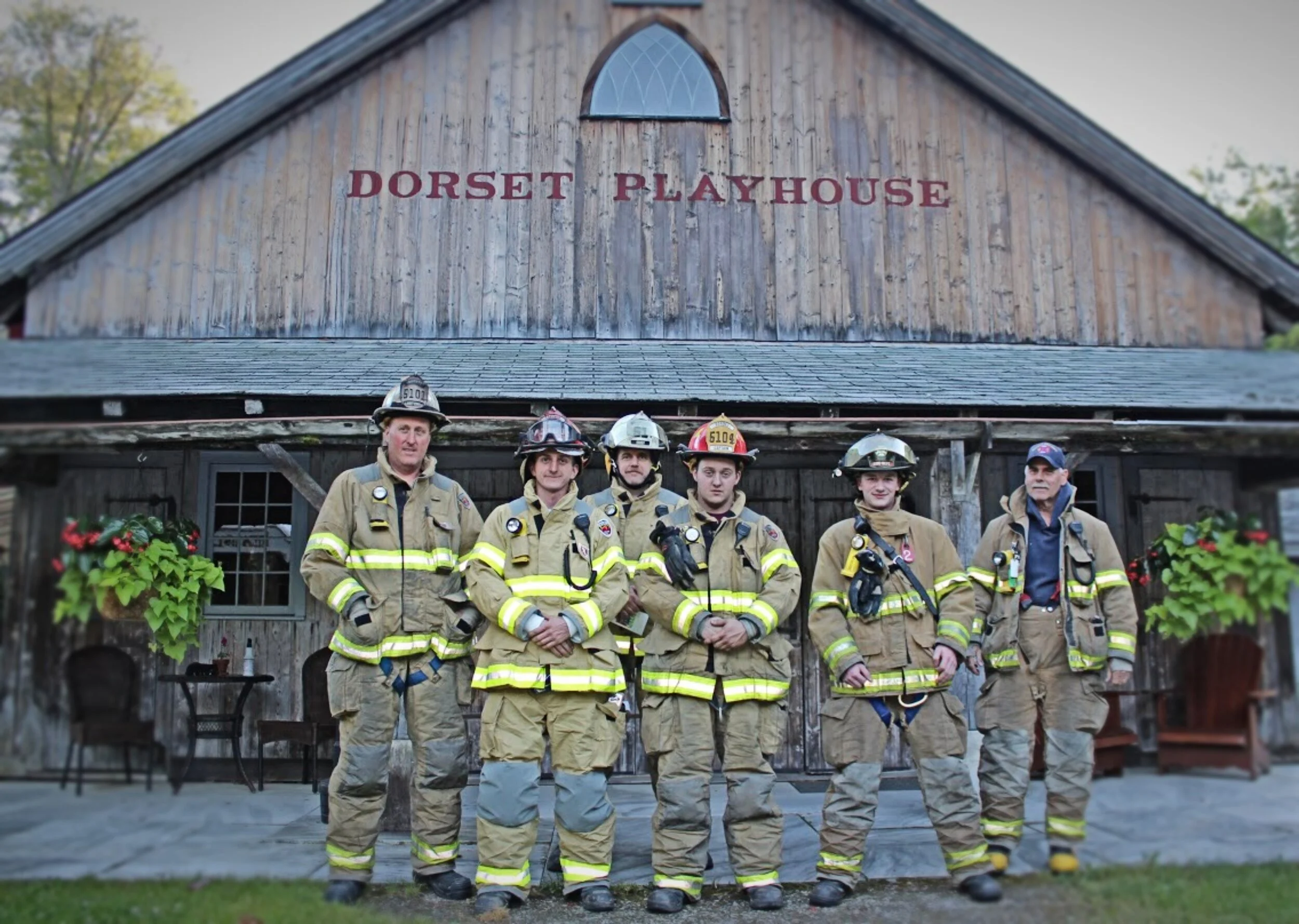 Dorset firefighters stop by Community Partner Night