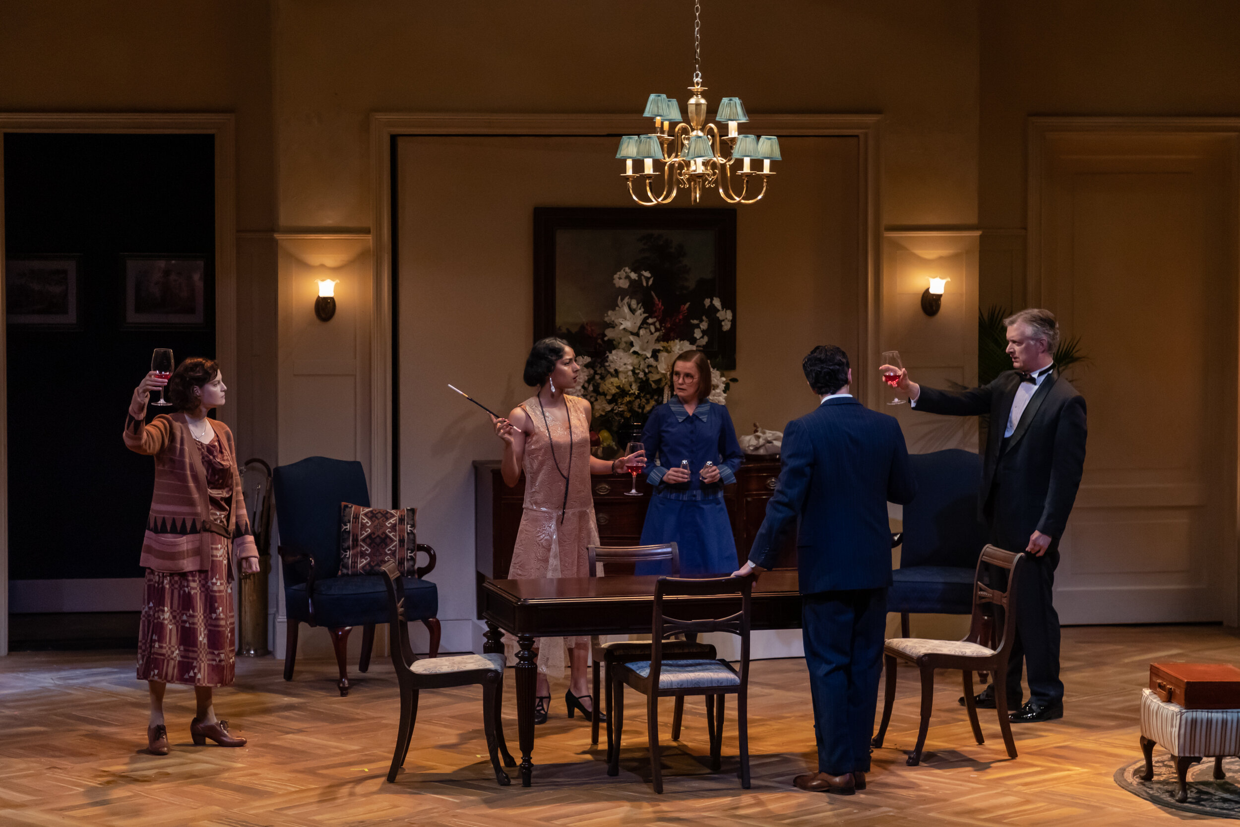 MRS. CHRISTIE by Heidi Armbruster starring Mary Bacon, Hannah Rose Caton, Betsy Hogg, Stephen Stocking, and Micheal Frederic. Photo by Joey Moro.jpg