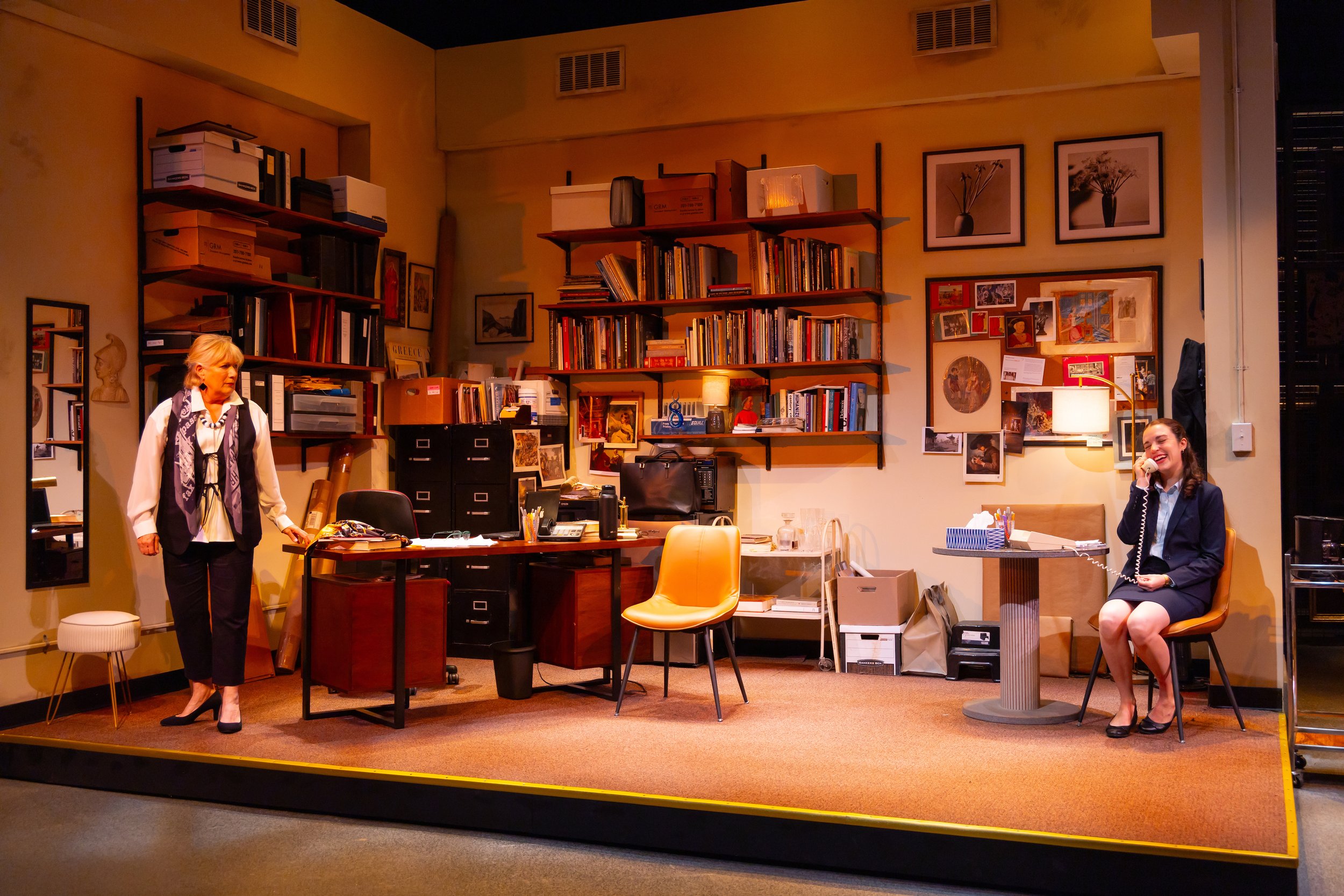 Jayne Atkinson & Fiona Robberson in TRUE ART (2024) at Dorset Theatre Festival by Jessica Provenz directed by Michelle Joyner. Photo by T. Charles Erickson(2).JPG
