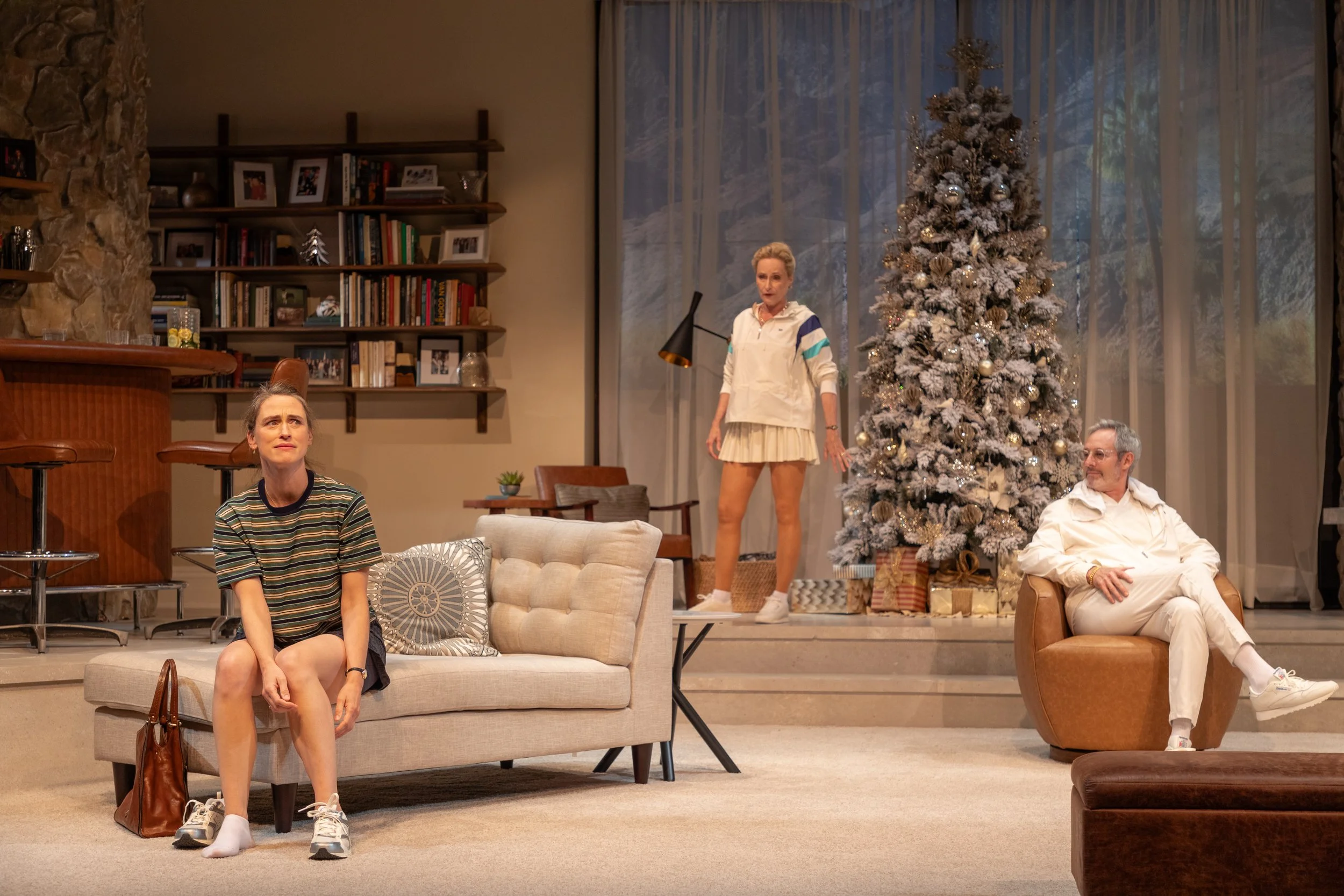 Elizabeth Stahlmann, Laila Robins, and Michel Gill in Other Desert Cities directed by Robert Egan. Photo by Joey Moro (2025).jpg