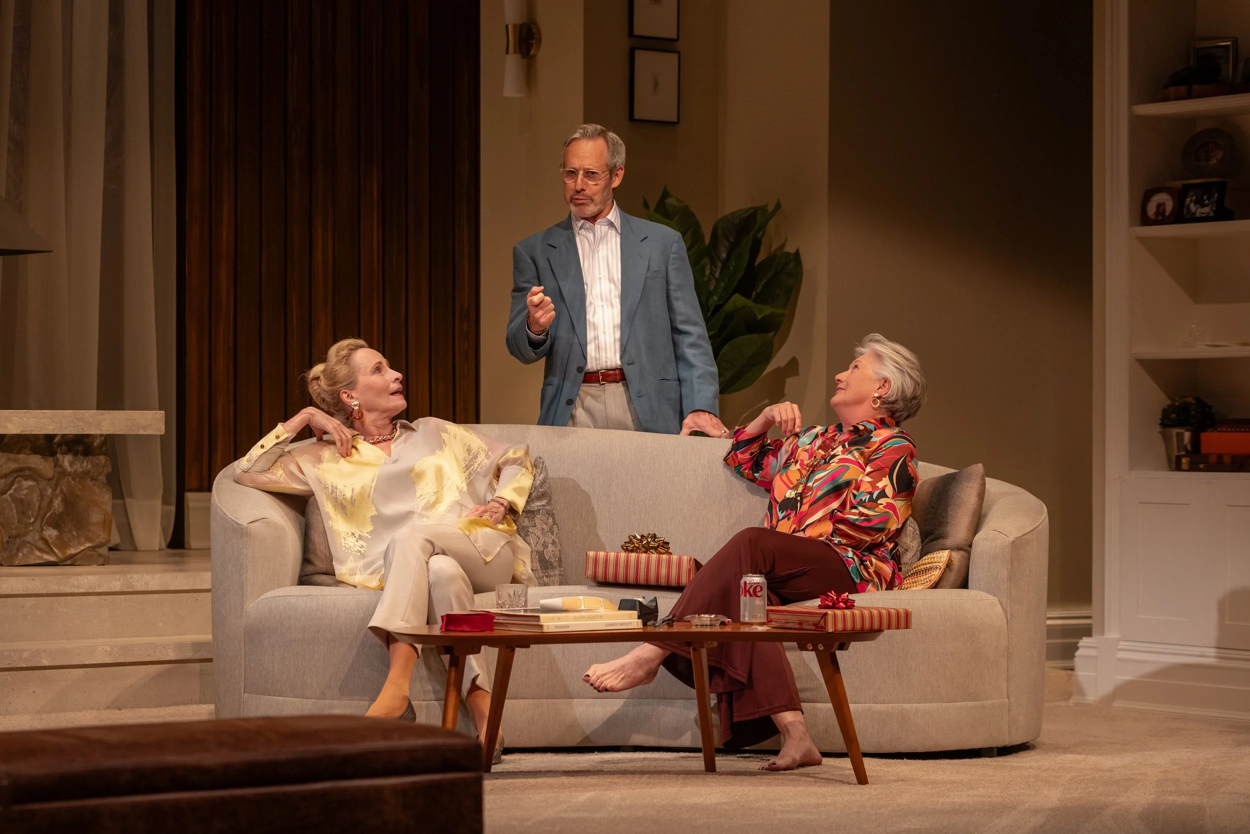 Laila Robins, Michel Gill, and Jayne Atkinson in Other Desert Cities directed by Robert Egan. Photo by Joey Moro (2025).jpg