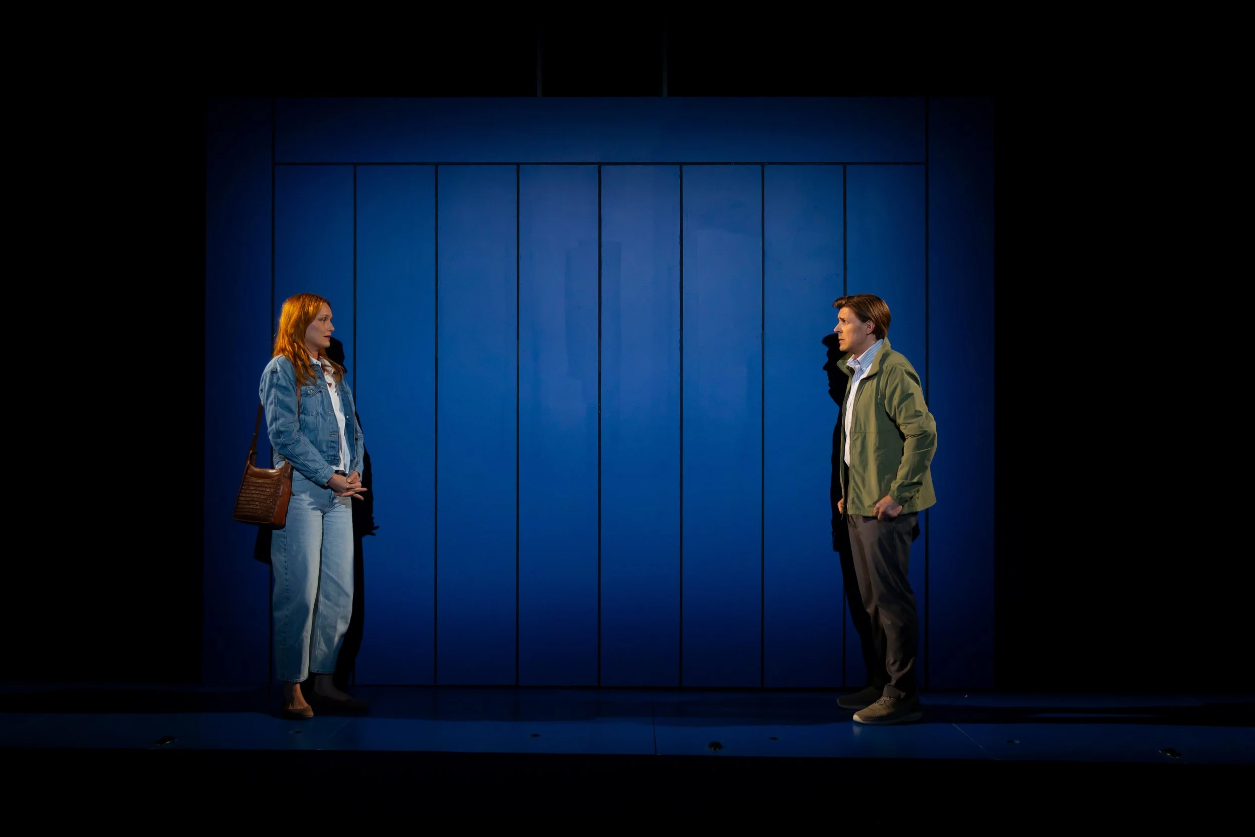 Kerry Bishé and Christopher Lowell in Satellites directed by Adrienne Campbell-Holt. Photo by T. Charles Erikson (2025).jpg