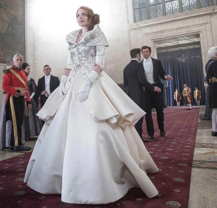 Rebecca Ferguson as jenny Lind in " The Greatest Showman" Costume designer : Ellen Mirojnick.