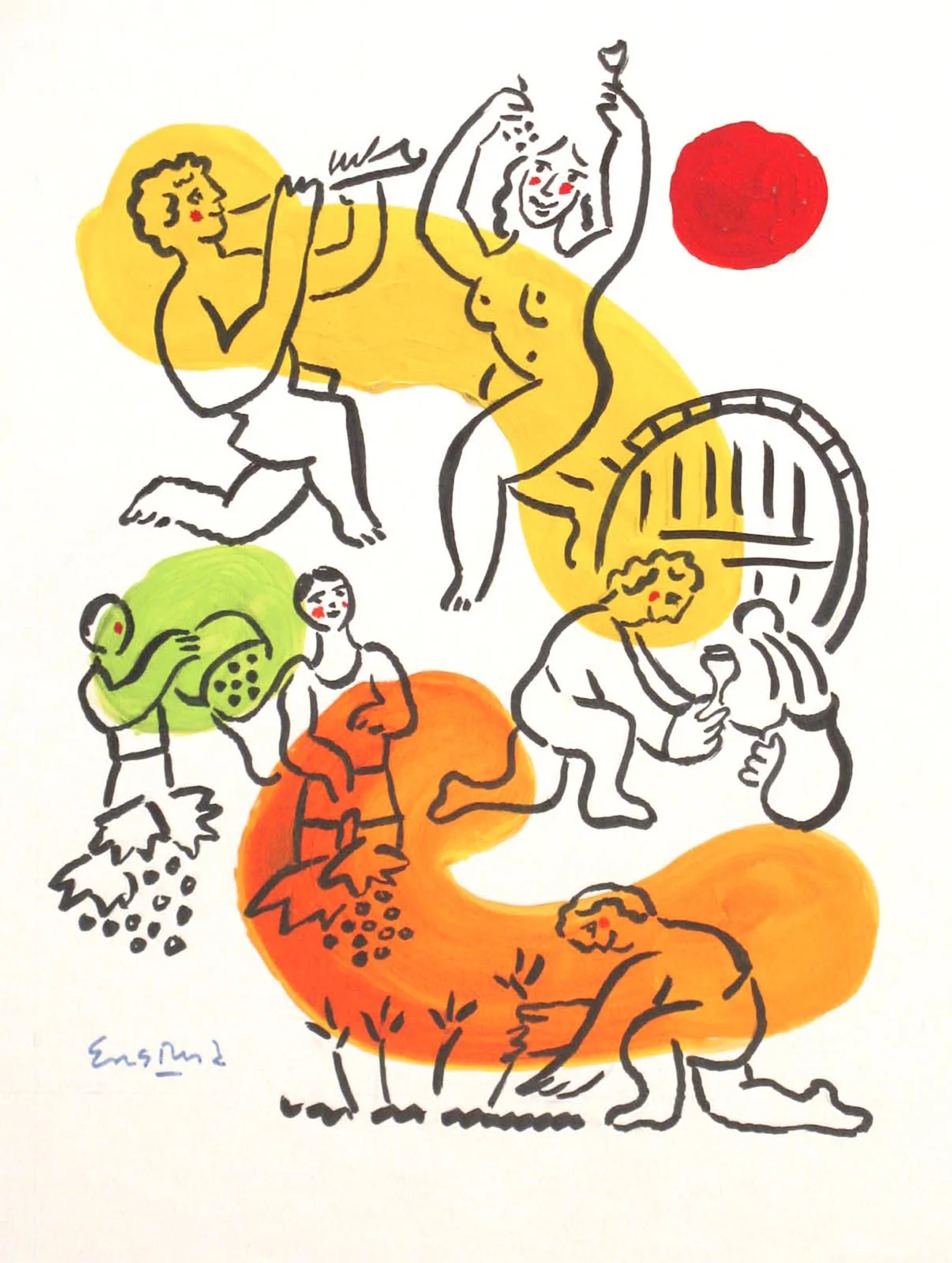 192. Four Stages of Wine 2 (SOLD)