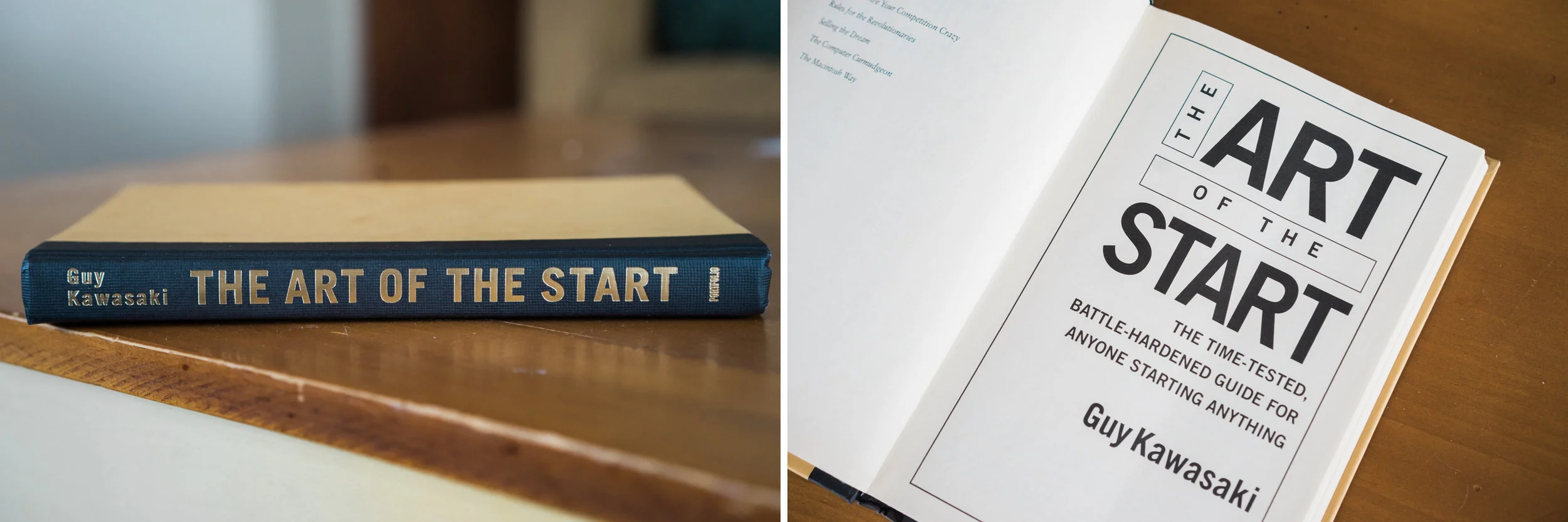 Image shows book The Art of the Start