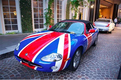 A Los Angeles Luxury Car Show and Rally